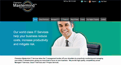 Desktop Screenshot of masterminditservices.com